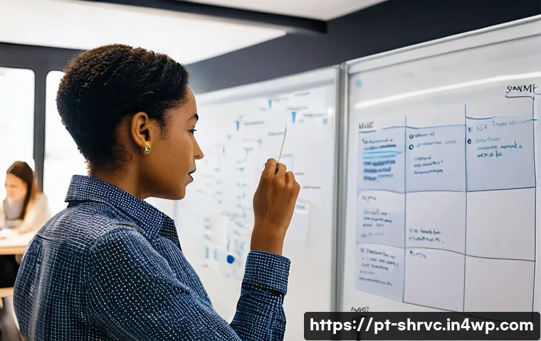 서비스 디자인 사고를 활용한 고객 경험 개선 방안 - **Prompt 1: Empathy in Service Design**
A vibrant, sunlit co-working space in Lisbon, Portugal, ...